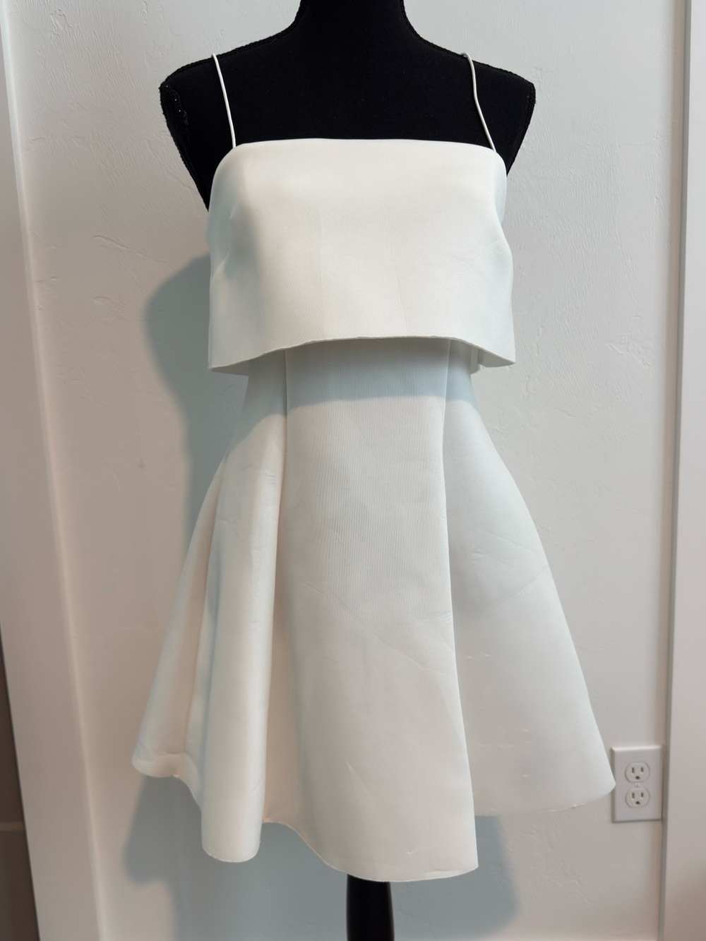 ASOS NWT White Square Neck Sleeveless Mini Dress 4